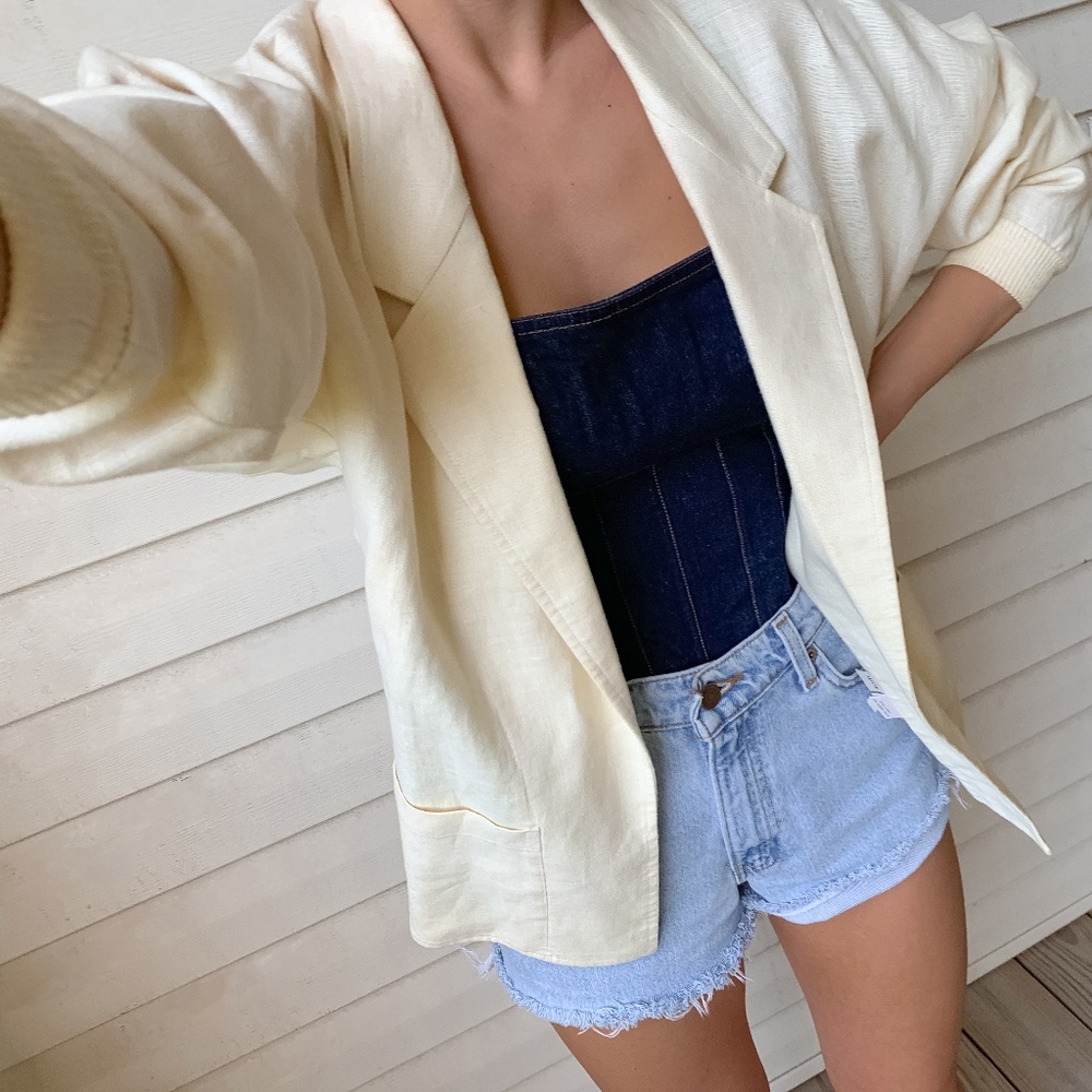 linen sport blazer